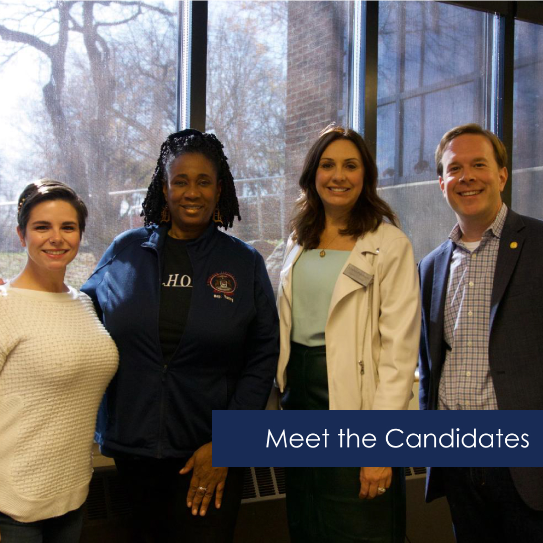 The Schoolcraft Democratic Club hosted  “Meet the Candidates” in Lower Level VistaTech Center at Schoolcraft College from 11:30 a.m. to 1 p.m. on Tuesday, November 1, 2022.    Read the full story at SchoolcraftConnection.com