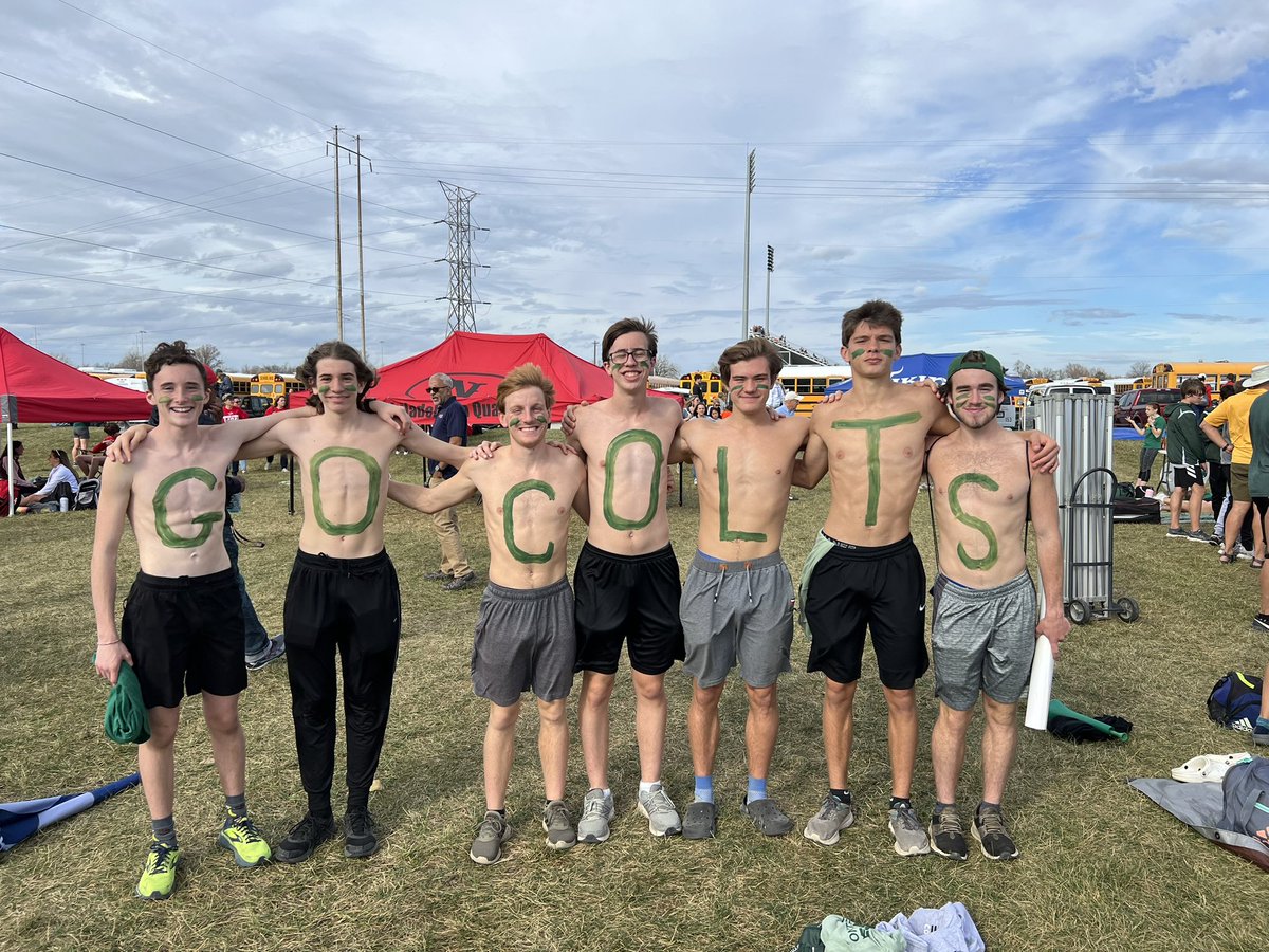 Congrats to the CHS Girls CC team on a great effort today at the state meet! Great school spirit guys! #GoColts