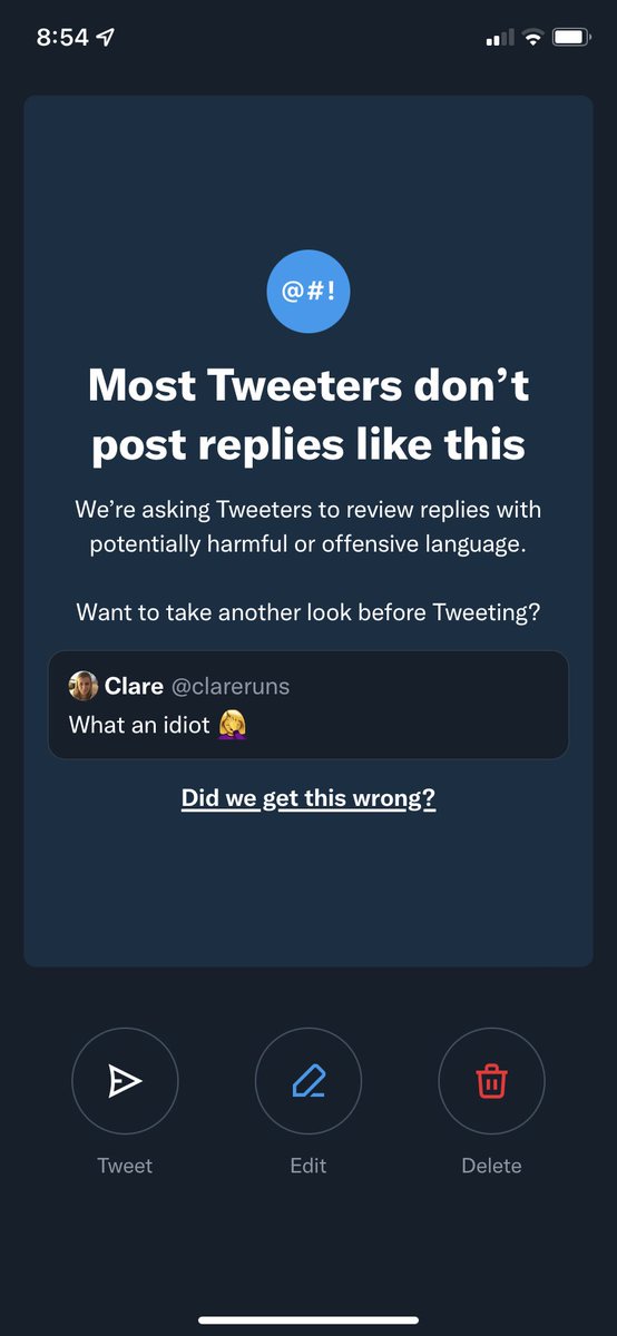 When I tweet “what an idiot” in response to one of Elon musk’s many idiotic tweets………. #nailedit