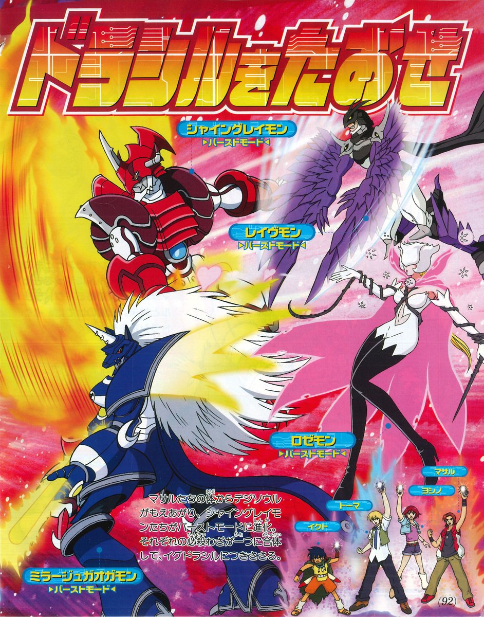 リリスモン92デジモン/アプモン愛好家♡ on Twitter "Digimon Savers TV Magazine (6/6