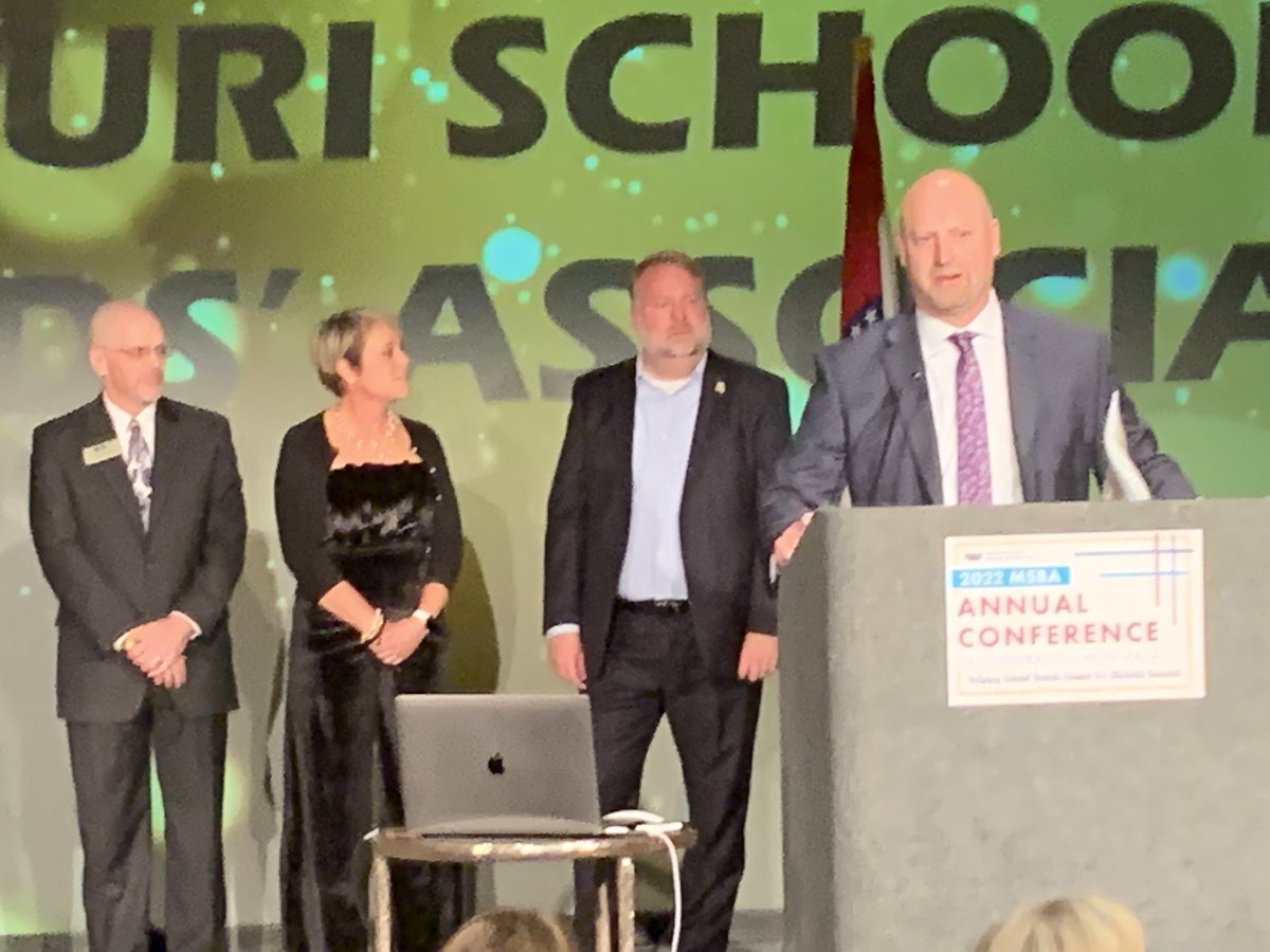 DrHayter's tweet photo. Proud of our colleague, Dr. Jason Snodgrass of the Fort Osage School District, 2023 Missouri Superintendent of the Year. Thank you to MOSIP for their sponsorship of this distinguished award. @MASALeaders @DrJSnodgrass https://t.co/osnuPhBTRA