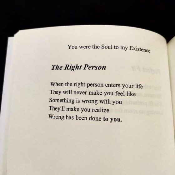 the right person