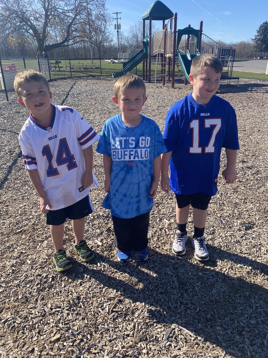 Look who was on the playground! #letsgobuffalo
