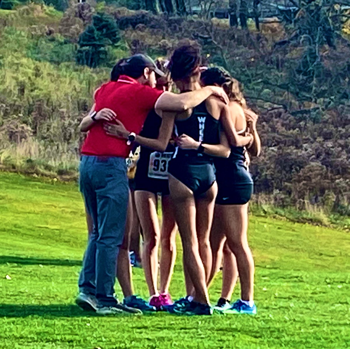 PresidentFavede's tweet photo. Saturday morning at the @TheMountainEast Women’s XC Championships! My girls are absolutely amazing w/an all-star coach. Fierce competitors &amp; incredible athletes. This team manages to always show what being a #CardinalFamily means while proving Cardinals are champions! ❤️🖤 https://t.co/9mBgOLlD1U