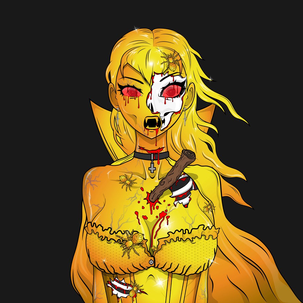 <a href="/DEATHGIRL_NFT/">DEATH GIRL - デスガール</a> Halloween Edition was on 🔥🔥 #NFTs