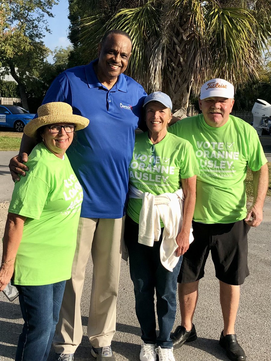 Team Lawson is having a great time meeting the people of North Florida at the Apalachicola Seafood Festival. #FL02