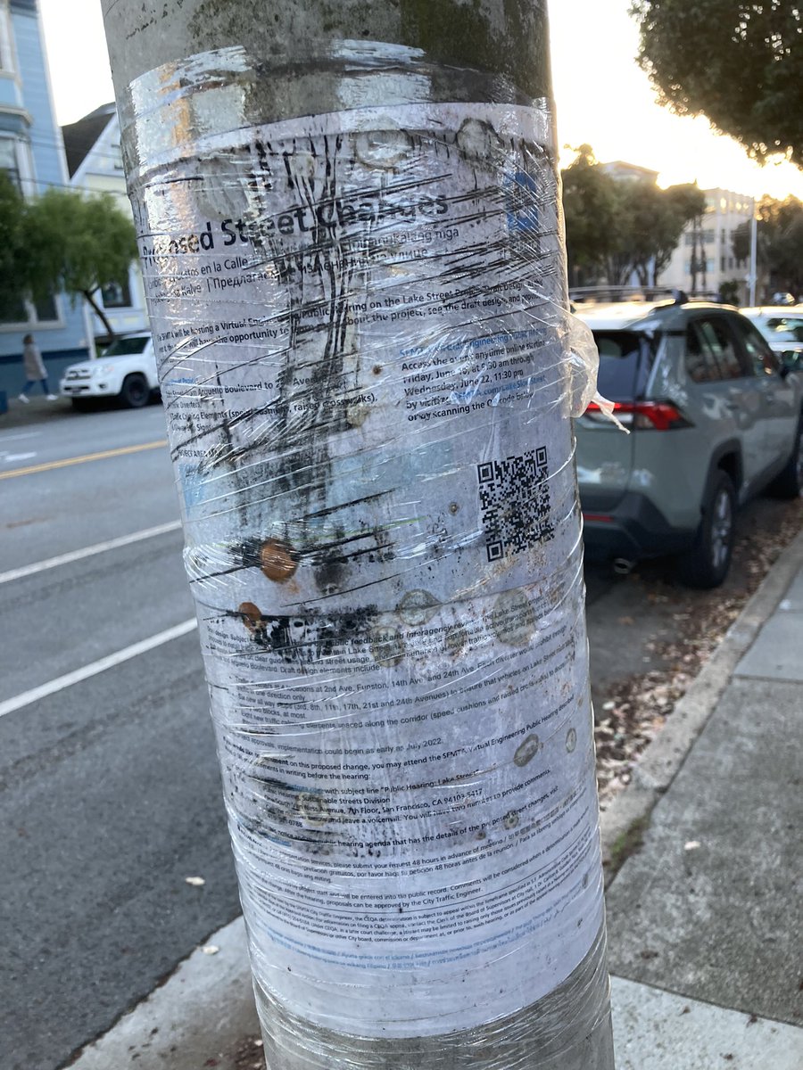 CMP662's tweet photo. @SF311 @SFMTA_Muni I thought you were coming to remove your old moldy plastic wrapped signs off Lake and out dated misinformation on the one California bus line? @jeffreytumlin too busy trying to drum up more money from us? Hell no!  @openlakestreet @openthegreathwy NO on L https://t.co/PgZbM3CF6F