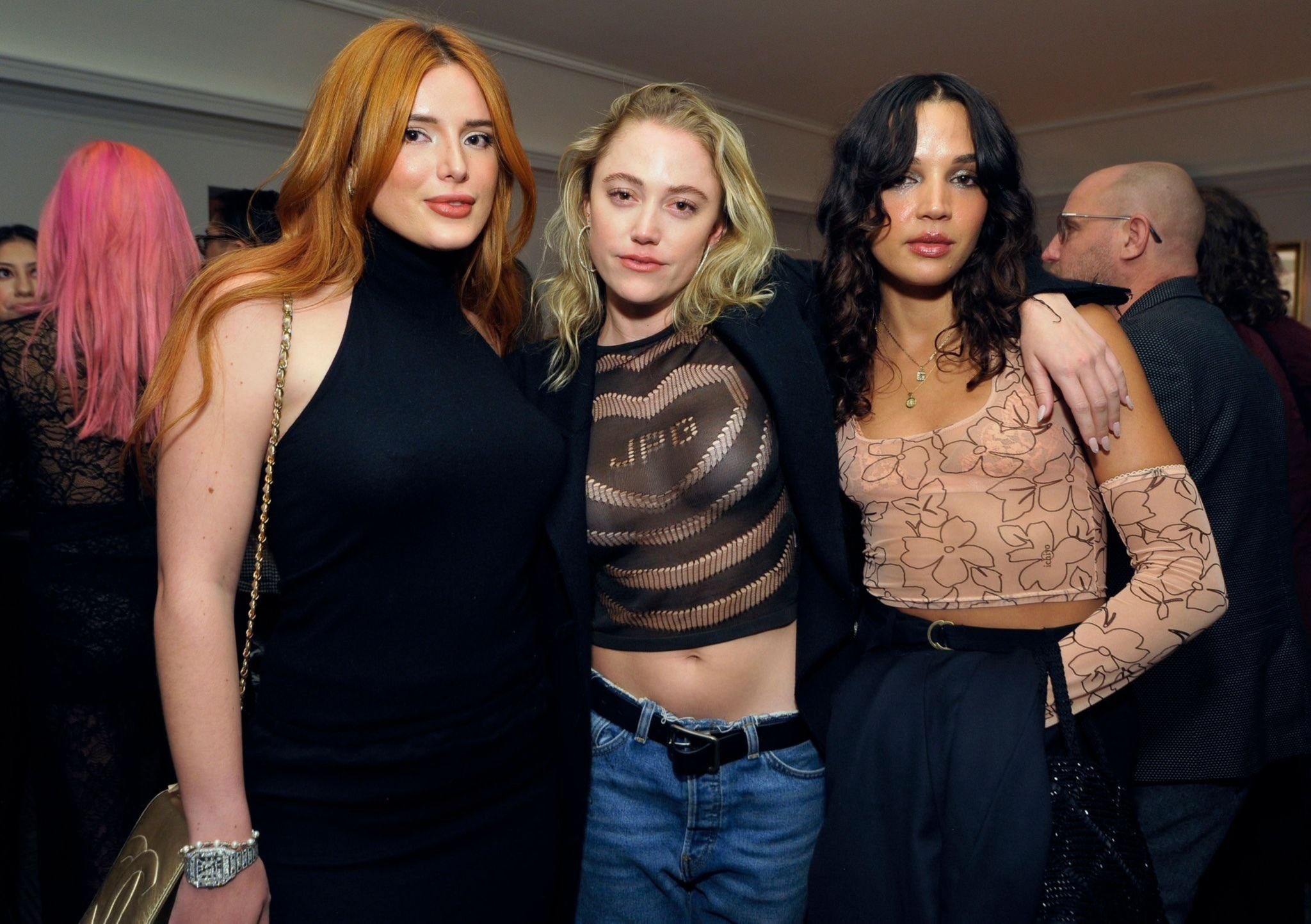 meg on Twitter: "Maika with Bella Thorne and Georgie Flores at Jared