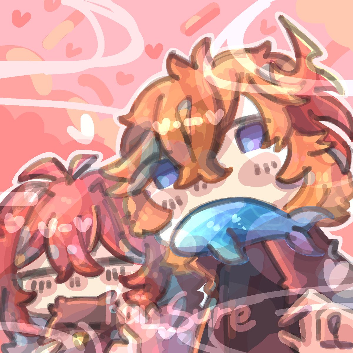 KoiiSure's tweet photo. #chiluc 🦊🦉🌸💗 https://t.co/zDdxs3Xiey