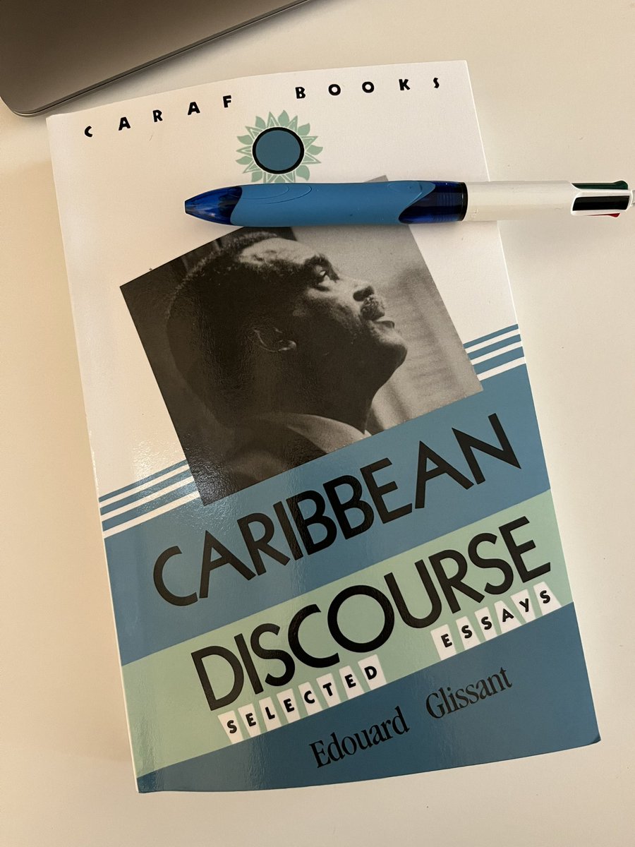 DavidCh27992090's tweet photo. “Creolization as an idea means the negation of #creolization as a category” - ie. the starting assumption is not distinct entities that then combine but that there can be no distinct entities with unique origins. #Glissant #CaribbeanDiscourse https://t.co/vn6dxypvNx