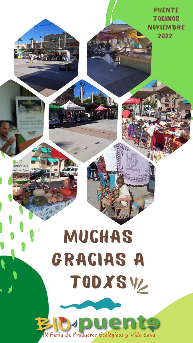 AVPuenteTocinos's tweet photo. Muchas gracias a todas y todos por vuestra participación y asistencia, expositores, público, colaborados, muchas, muchas gracias. 
Nos vemos en la próxima. 
#biopuente2022 #economiasocial #economiacircular #EconomíaSocialySolidaria #puentetocinossemueve #algopasaenpuentetocinos https://t.co/jfFx1s4VU8