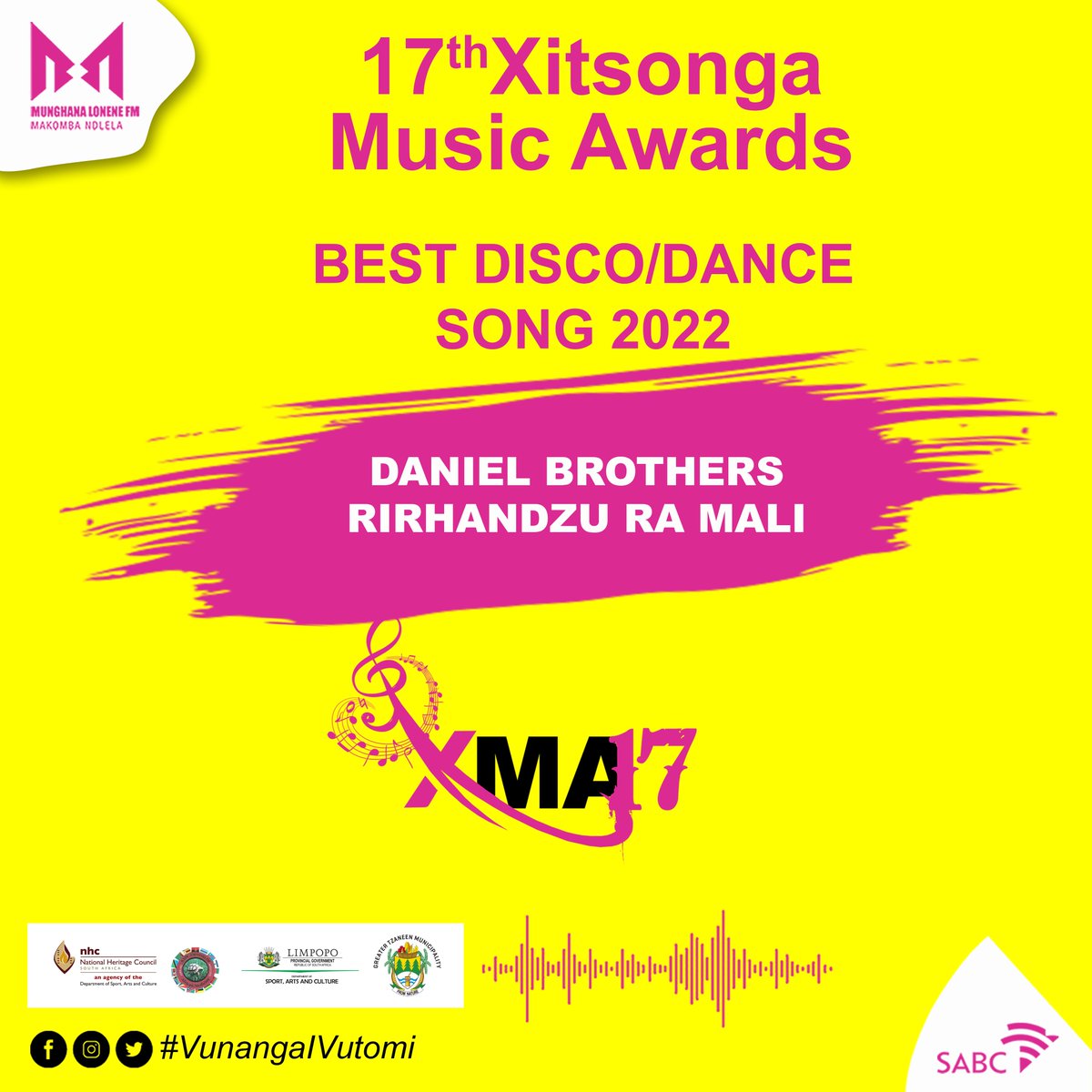 Hileswo!! Best Disco/Dance song <a href="/DanielBrothers1/">DanielBrothers</a>  #XMA17 #VunangaiVutomi #MakombaNdlela