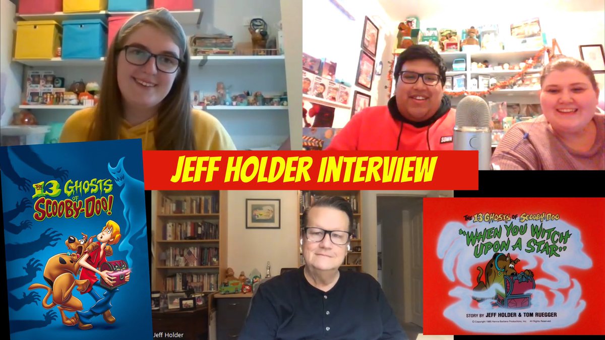 JayMillyVids's tweet photo. The Jeff Holder Interview Premieres in an hour - https://t.co/Rmg7Eiu1r5 #ScoobyDoo #Scoob #The13GhostsofScoobyDoo #Interview #Podcast https://t.co/LnccpG4YAM