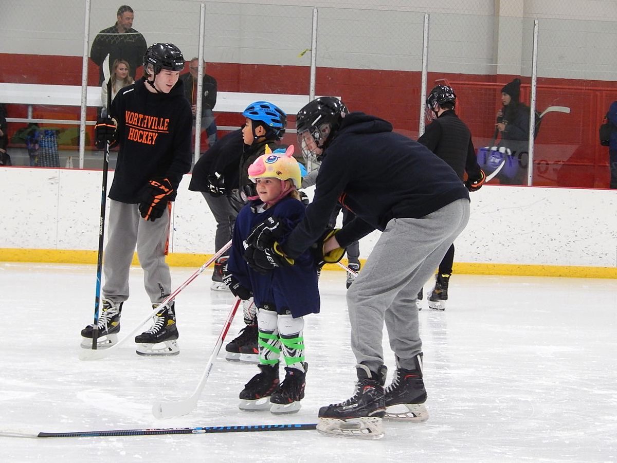 We loved celebrating your firsts today … first steps, first falls and first goals! We hope everyone had as much fun as we did at the Try Hockey for Free event! <a href="/usahockey/">USA Hockey</a>