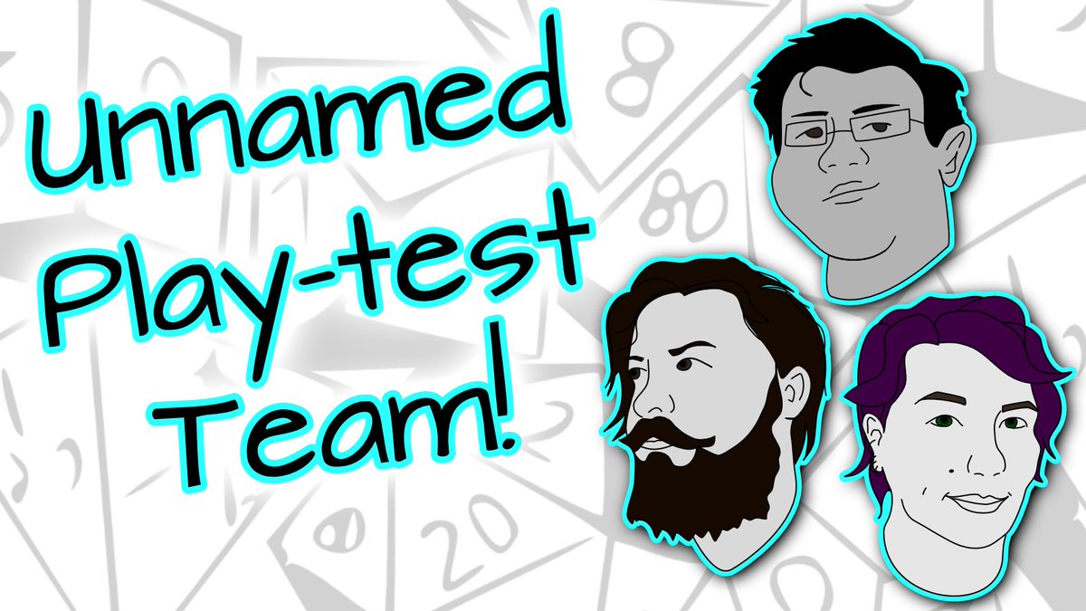 UnnamedGameCo's tweet photo. @SteveStillStand No new projects but we are now offering a play test service.  We want to help designers test games and can work with any budget

The 3 of us have a wide background in TTRPG and can test everything from DND to OSR to Indie Freeform.

Email theunnamedgameco@gmail.com for more info. https://t.co/T97s8JGbEx