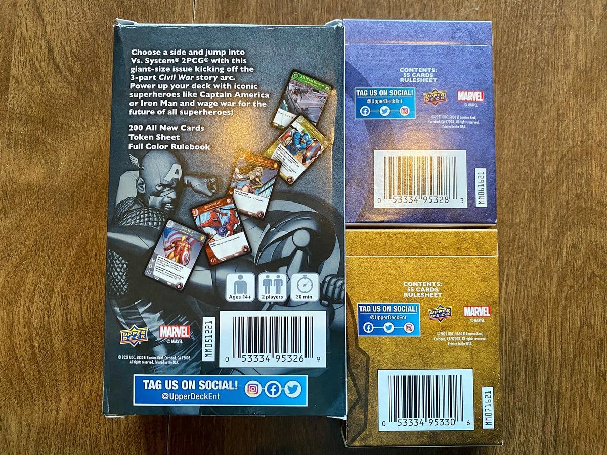 DavidLeavitt's tweet photo. So the @Marvel VS System trading card game from the 2000’s was redone as the #VS2PCG an expandable card game that makes it MUCH MORE ACCESSIBLE without the crazy expensive of a TCG that has random booster packs!
Definitely dig the move to a non-collectible card game for everyone https://t.co/QhDMVJfgUo