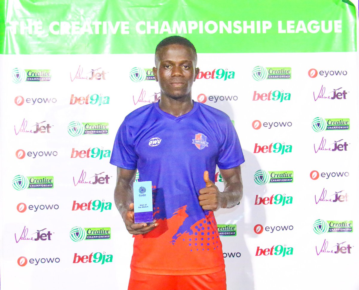 ImperialFClub's tweet photo. Bilyaminu Abdullah got the #MOTM Award 

#imperial #bethebest #Danimp #TCCLEAGUE23 #MOTM https://t.co/c5LaxLK4DA
