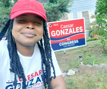 CaesarGonzGA's tweet photo. Grateful for friends like @RichdomAS who have walked neighborhoods to help get the message out about our solutions-driven campaign! She and all 13th District voters deserve an answer to the question: #WhereIsDavidScott? #GA13 #gagop #VoteCaesar https://t.co/EvbxbDJVux