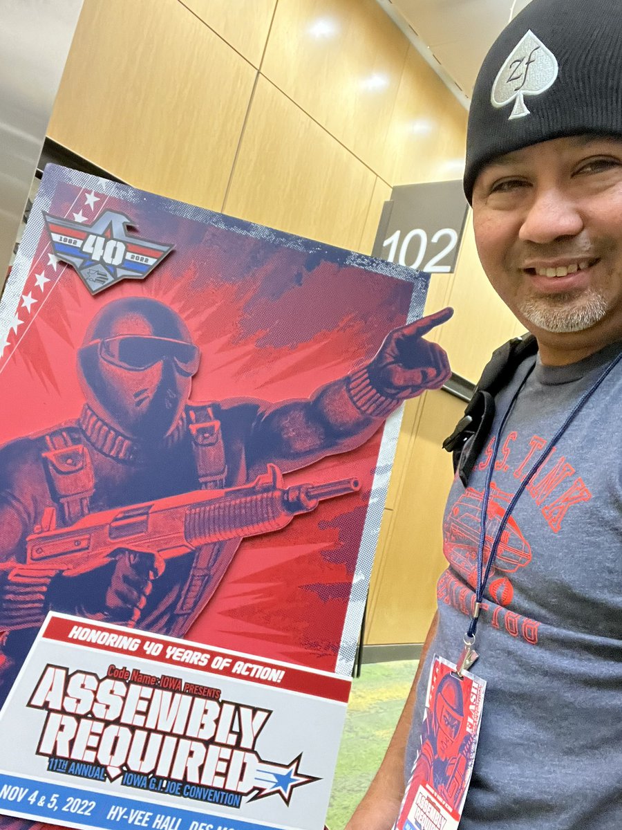 SouthTexasToys's tweet photo. Celebrating the 40th anniversary of GI Joe ARAH at Assembly Required #YoJoe #GIJoe #CodenameIowa https://t.co/1xyQtN7PIR
