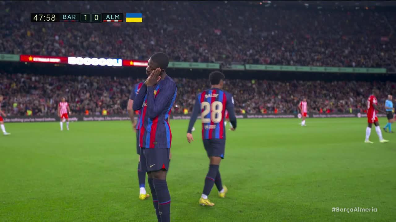 The composure from Dembele on this goal 💫”