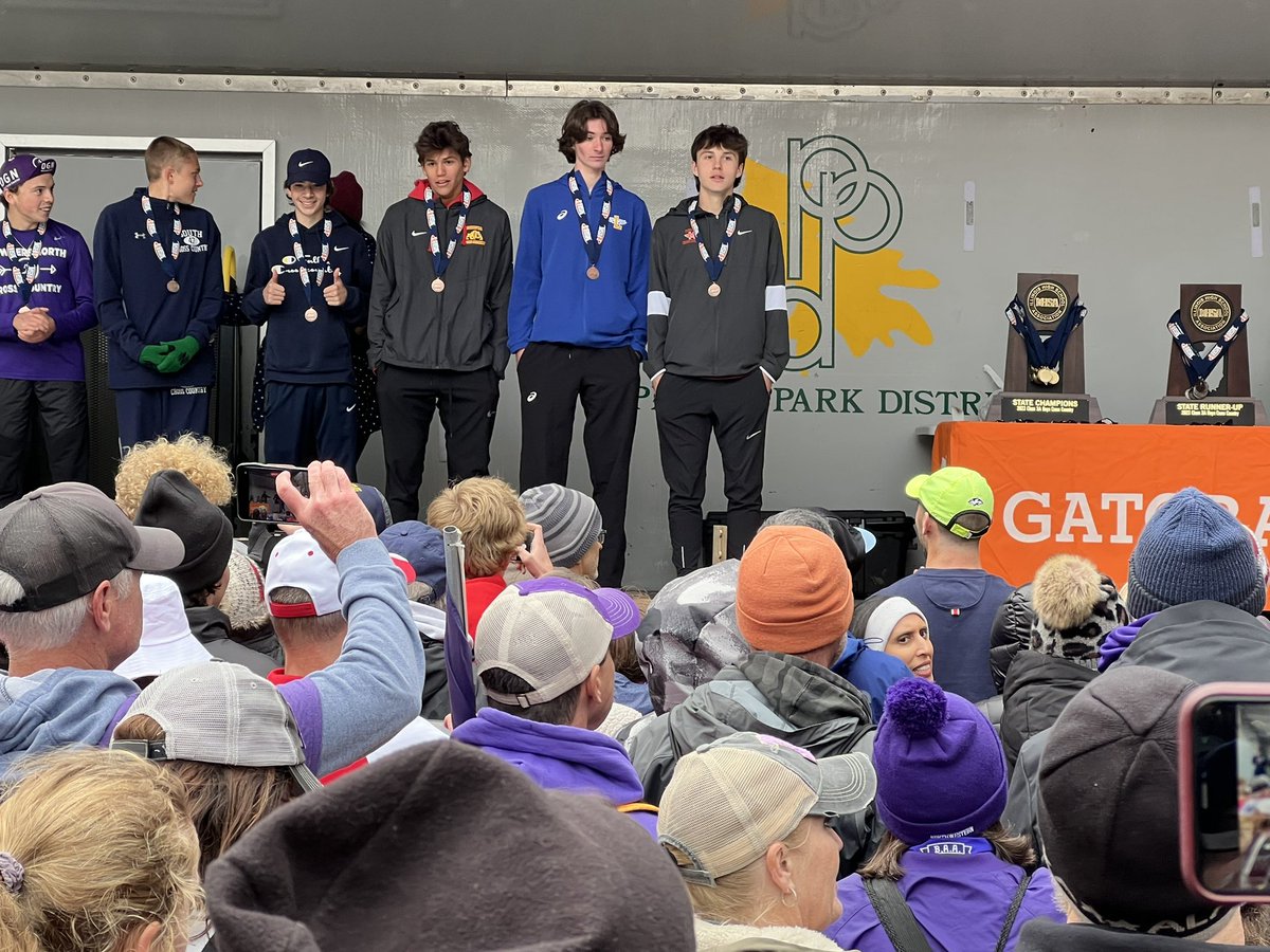 LTXC 7th at State. Strayer 9, Henning 10, Collins 19. 3 All Staters