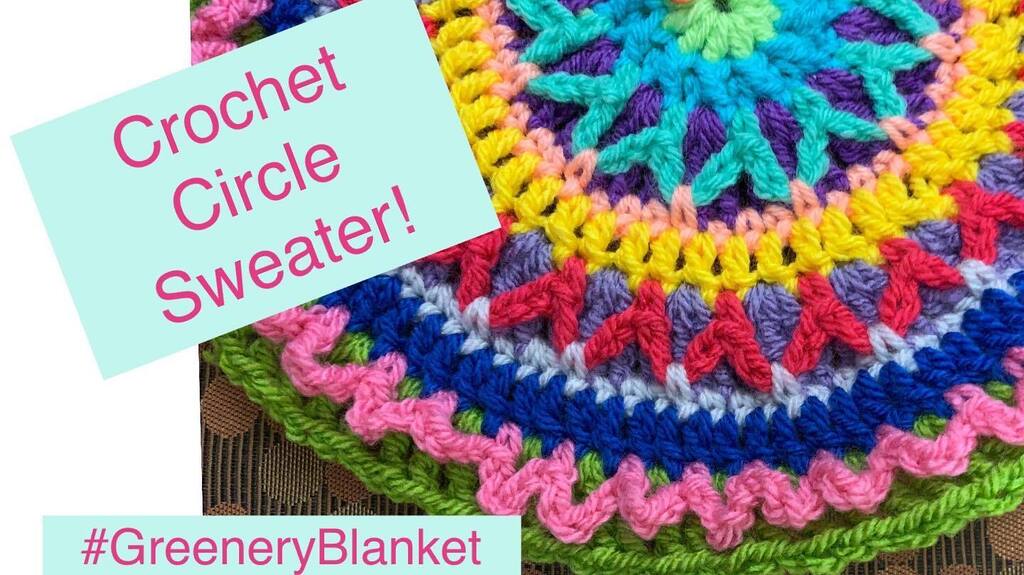 Turn a circle into a sweater! instagr.am/p/Ckl_67gppIS/