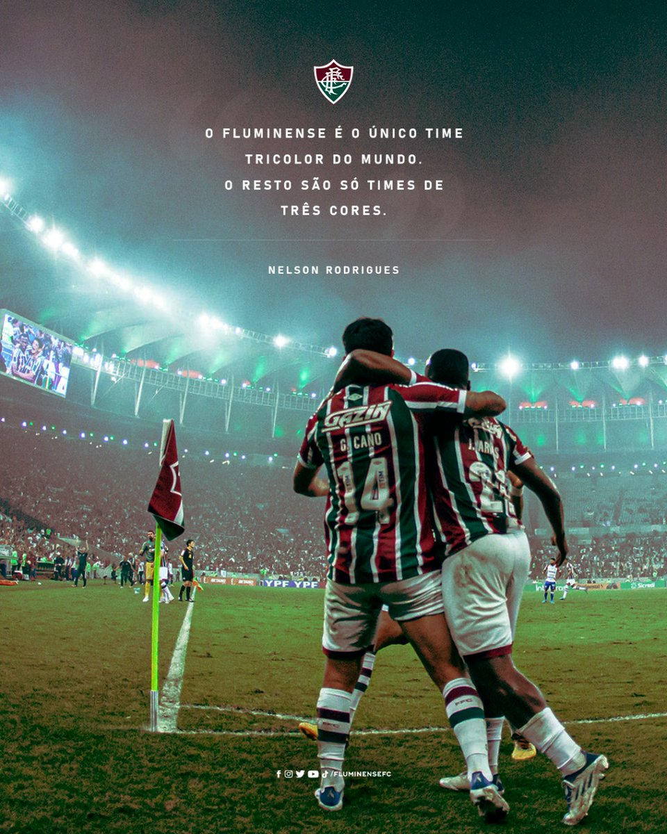 FluminenseFC's tweet photo. VITÓRIA DO ÚNICO TRICOLOR DO MUNDO. https://t.co/zHOtk144Ox