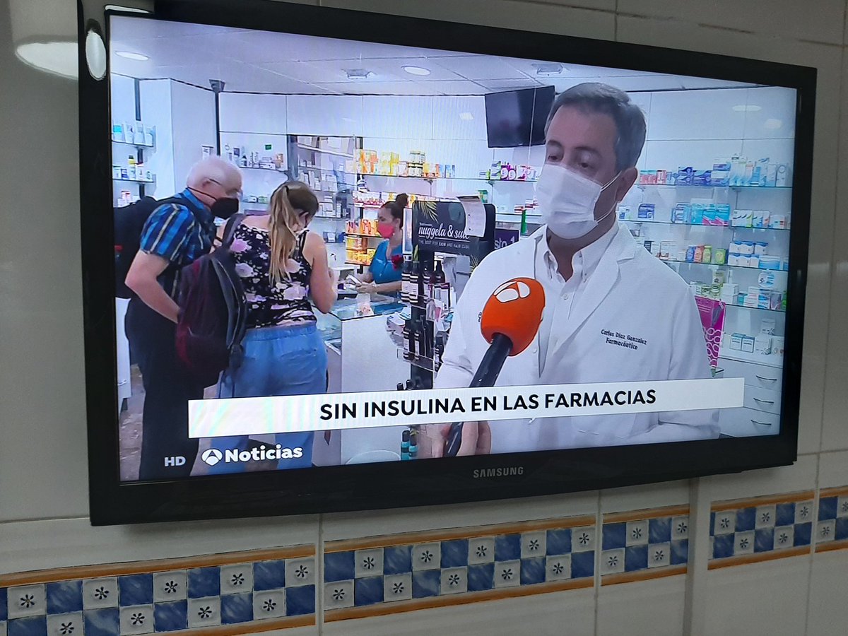 La noticia iba sobre desabastecimiento de ozempic, un análogo de GLP1, que no es insulina. El titular no puede ser más desafortunado y alarmante #A3noticias