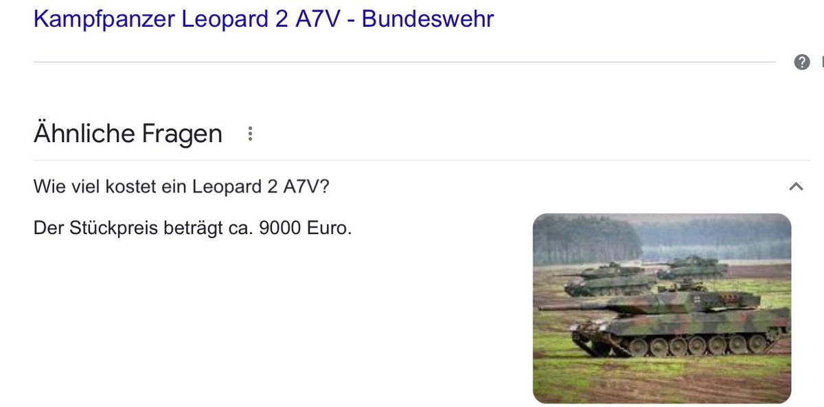 nld_37's tweet image. Google, I want to buy a car that can get me somewhere…
What can I buy for say 10K? A Fiat Panda? 
#algorithmsingooglesuck #Leopard2A7V #dontbelieveeverythingyoureadontheinternet