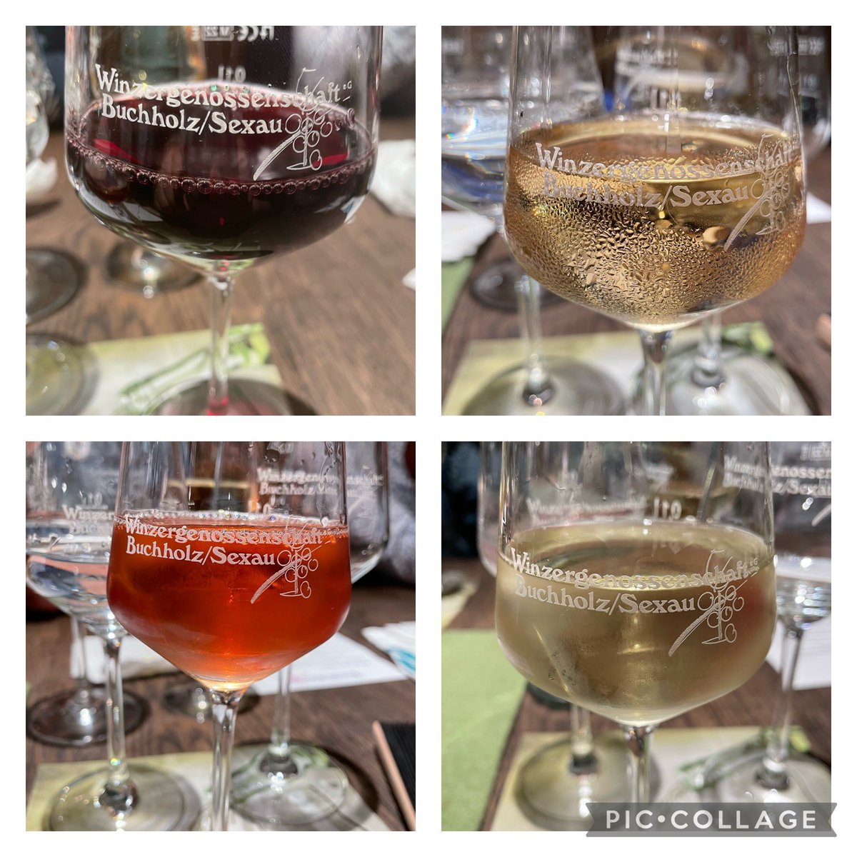Grossartige_BaW's tweet photo. Sonnhalde Spätburgunder, grauer Burgunder, Sauvignon blanc und Spätburgunder Weißherbst im Uhrzeigersinn- Weinprobe zum #helferfest #musikkapelle #impferdestall #gartenfest https://t.co/k3lZcgMFNN