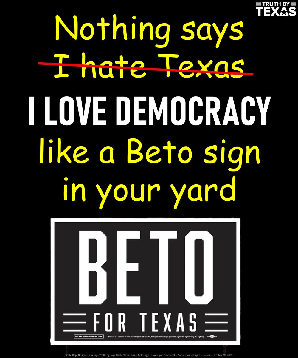 Republican Politicians believe they can *Bully* Texans into voting for them – no matter how poorly they do their job Democracy-Loving Texans resoundingly *Reject* That