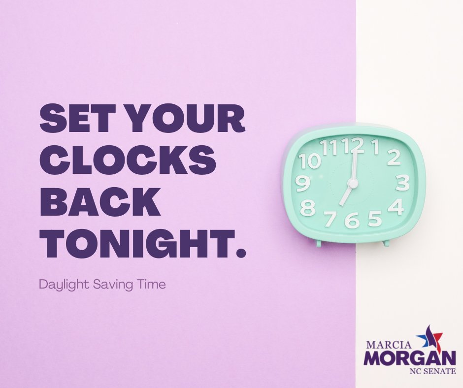 Set your clocks back--not your state legislature.