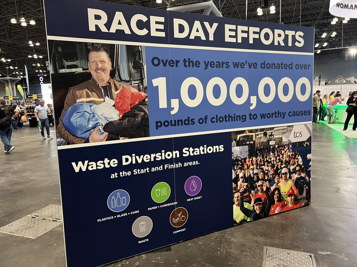 AlexandraCrisc's tweet photo. If you didn’t get a chance to check out the Sustainability Cube at the @nycmarathon Expo…
@nyrr @GoodwillNYNJ @CityHarvest @UNFCCC #sustainability #marathon #running #sportforclimateaction https://t.co/43f1kdDD9P