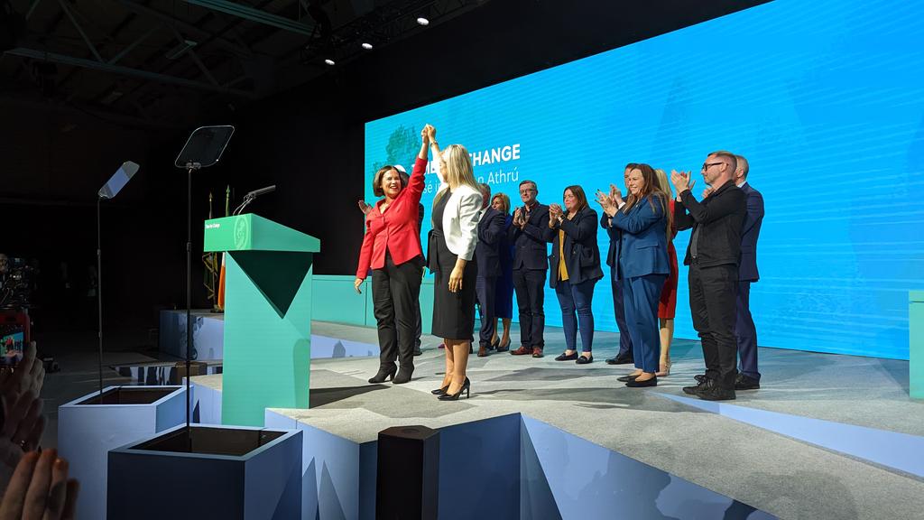 CathalKing_'s tweet photo. A successful, talented Sinn Féin Ard fheis 2022. 🇮🇪

Leadership that truly can bring progressive politics to the fore. https://t.co/4xxOSGv6dJ