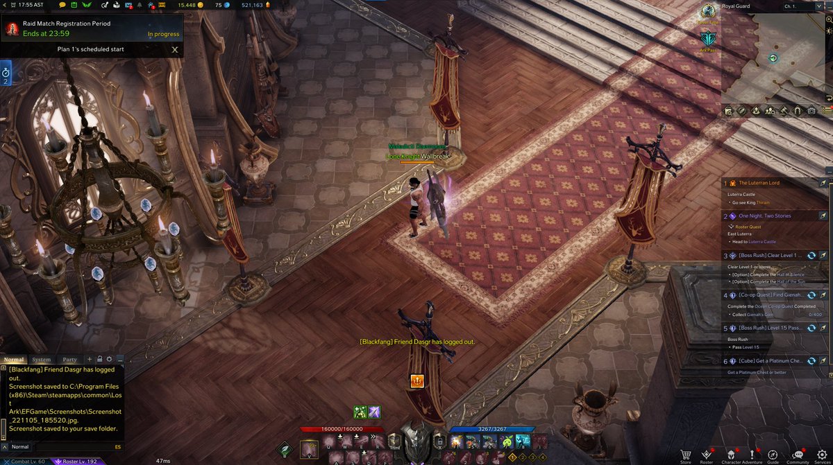 WallbreakB's tweet photo. Es hermoso ver 160000 con tantos 0 :D! #lostark #lostarkmmo @playlostark @PlayLostArkES https://t.co/u6DpQ2aA3M