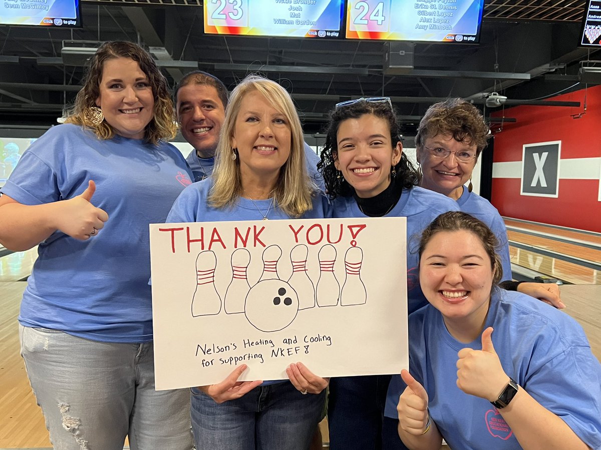 MrsCederholm's tweet photo. Thank you to our generous sponsors! NKEF Bowl a Thon so much fun! https://t.co/ZyCx8bBIJZ