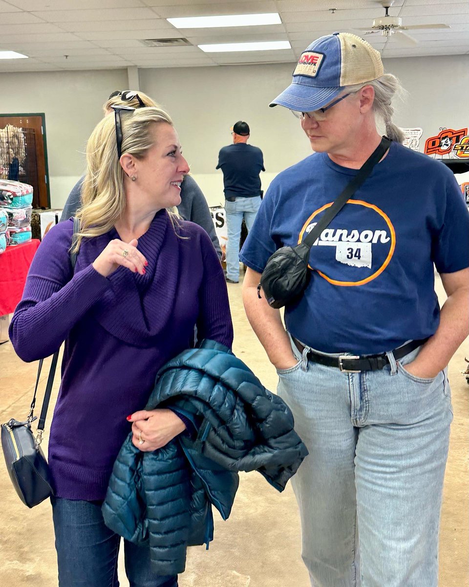 Great afternoon talking to voters in Stillwater with <a href="/RansonHouse34/">Trish Ranson</a>!

 3 days until Election Day!