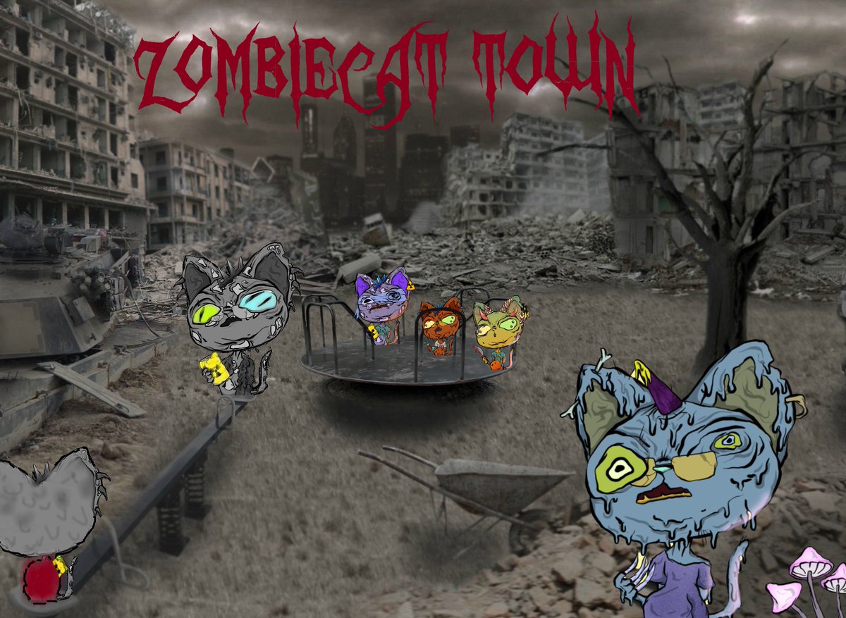 #zombiecattown also has a Disneyland Park. Welcome ! We have fun.🎼🎊🎉
Mint 👉 zombiecattown.wtf 
1-AirDrop 🎁👇
✅Follow : 
<a href="/zct_nft/">zctown</a>
✅RT +❤️
✅Drop your wallet number.Res. in 24⏰
  #Mintlive #NFTdrop #giveaway #AirDrop #Polygon #MATIC