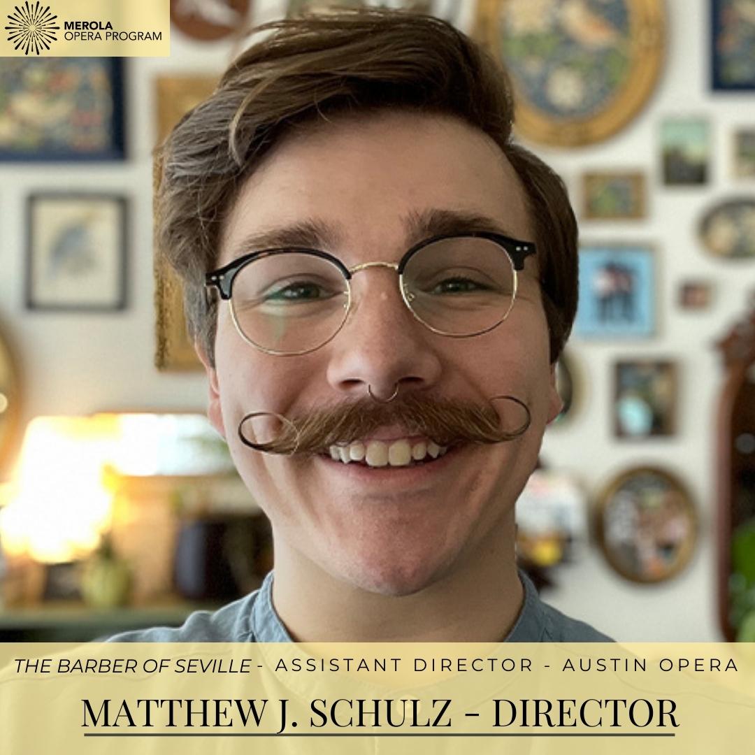 Merola Opera Program (@merolaopera) on Twitter photo Matthew J. Schulz (‘22) opens “The Barber of Seville” tonight at <a href="/AustinOpera/">austinopera</a> as Assistant Director. ✨Toi toi toi!✨
This updated production is energetic, colorful, and features many a rooster #IYKYK.
#MakeItMerola #Opera #Merola #Music #Classical #Debut #Art #Director Matthew J. Schulz (‘22) opens “The Barber of Seville” tonight at <a href="/AustinOpera/">austinopera</a> as Assistant Director. ✨Toi toi toi!✨
This updated production is energetic, colorful, and features many a rooster #IYKYK.
#MakeItMerola #Opera #Merola #Music #Classical #Debut #Art #Director