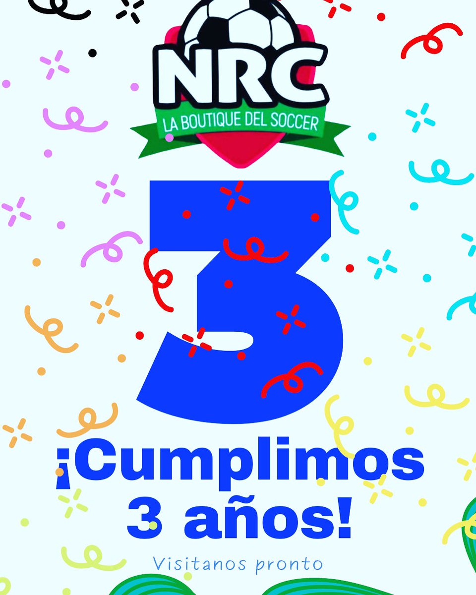 NRCBoutique's tweet photo. 3º Aniversario!!! 🎉 https://t.co/0gIRPVDwiN