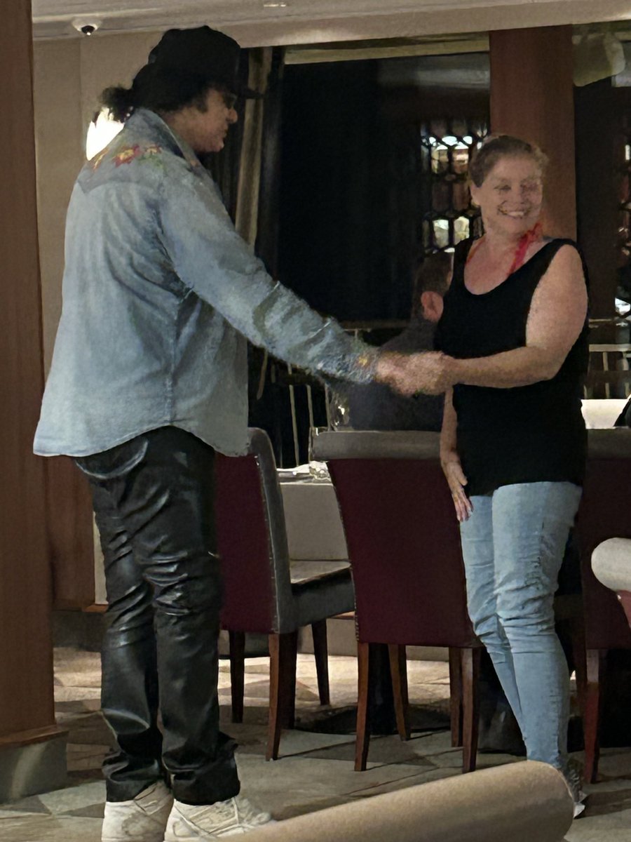chriso100's tweet photo. Thank you @genesimmons for making KISS Kruise XI extra special by showing Rebecca’s tattoo to your family.  Thank you for taking and spending the time with us! https://t.co/oMDcal9NHh