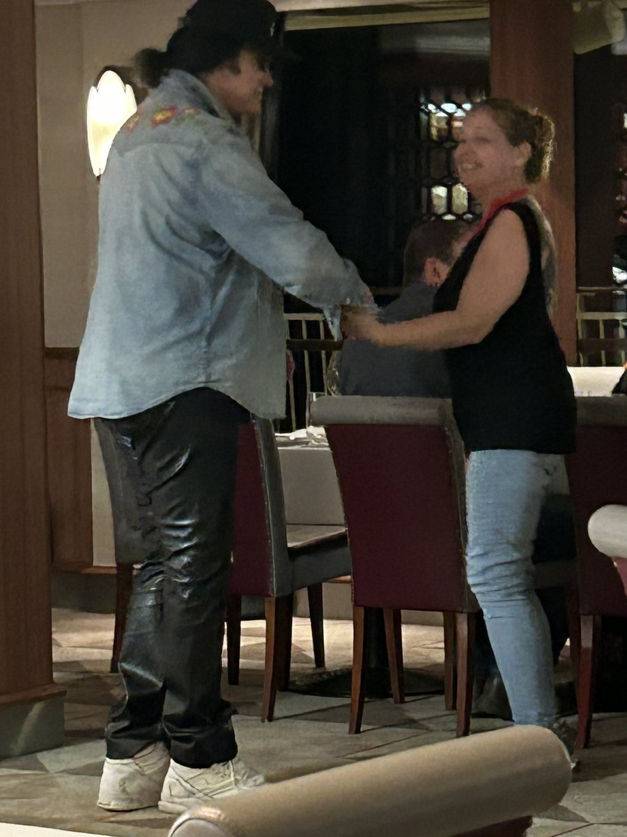 chriso100's tweet photo. Thank you @genesimmons for making KISS Kruise XI extra special by showing Rebecca’s tattoo to your family.  Thank you for taking and spending the time with us! https://t.co/oMDcal9NHh