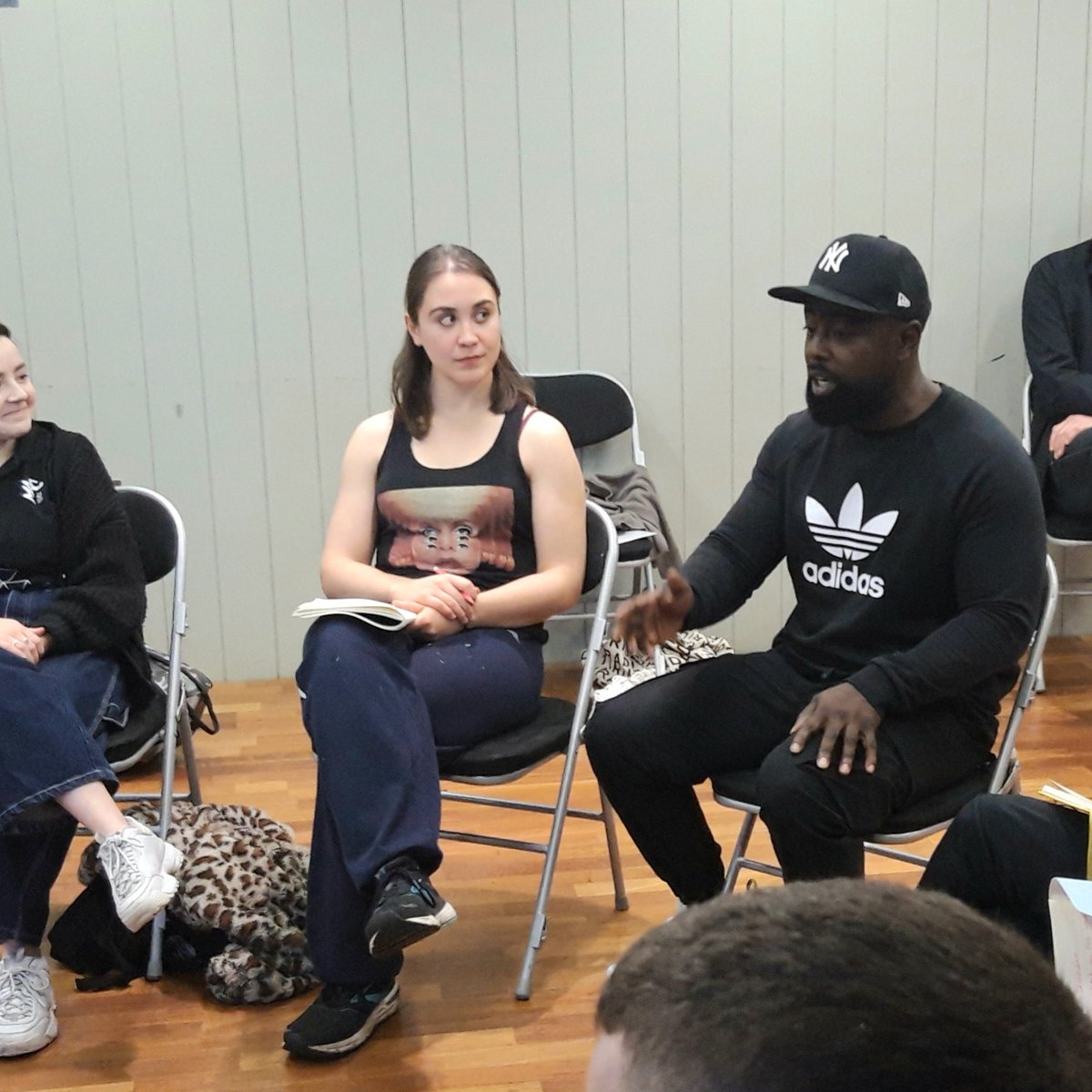 LyricLearning's tweet image. Exciting day at Drama Studio with actor, Michael Balogun sharing his inspirational energy in a workshop on acting and a Q&amp;amp;A on his extraordinary life and work!