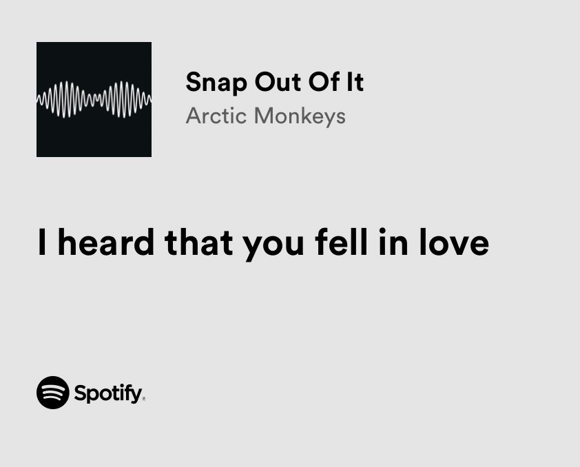 Snap Out Of It Arctic Monkeys