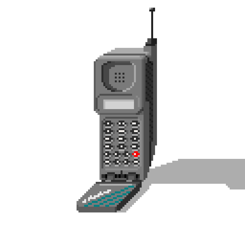 liux_pixel's tweet photo. Motorola MicroTAC (1989)
128x128px
The father of the popular Motorola StarTAC
#motorola #microtac #startac #retro #pixelart #vintage #mobile #phone #consumerelectronics #digitalillustration #digital #lowres #80s #lowres https://t.co/Pnx7ZeDLo9