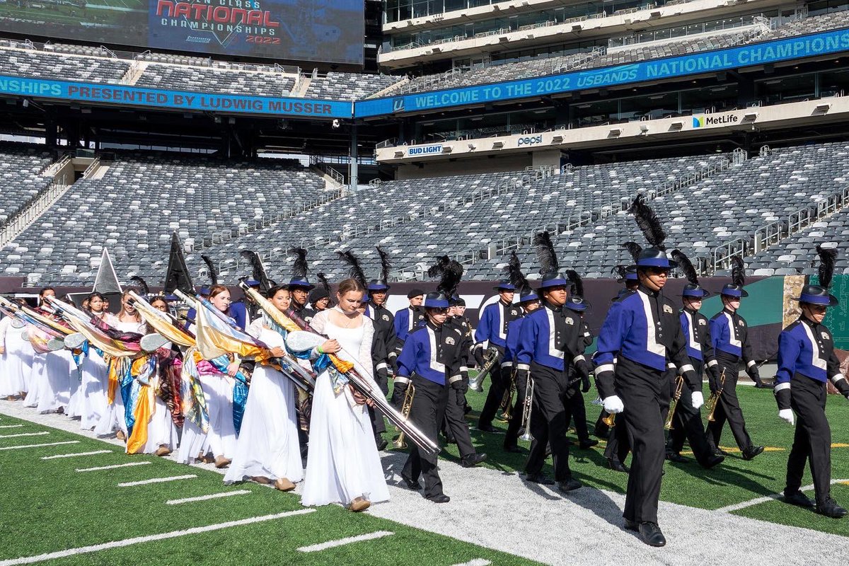 OBmusicandmarch's tweet photo. 5th place out of 10 at Nationals, and winner for Best Percussion! Congratulations on a great season, OBHS Marching Knights! And special shout out to the Seniors, hope you enjoyed your last show! π€ππΆ #GoMarchingKnights @FazioSally @OldBridgeTPS https://t.co/rxiwH8pZew