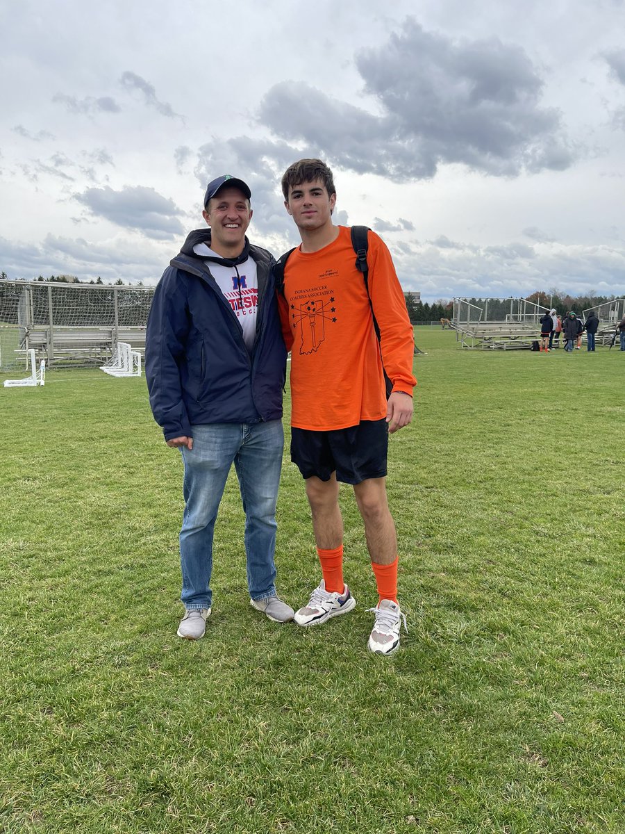 Artesian_Soccer's tweet photo. Great way to cap off a terrific high school career. So much fun supporting @EthanHaenlein in the All-District Showcase today. Great player. Phenomenal young man. It’s been an honor to coach you throughout your career! #EAE @MSDMartinsville @ArtesianNation @redbluecrew https://t.co/uB9cWfED0w