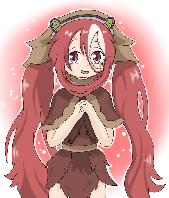 今回はパッコヤンの服を着ているヴエコ#メイドインアビス #miabyss #ヴエコ #ヴエロエルコ #vueko 