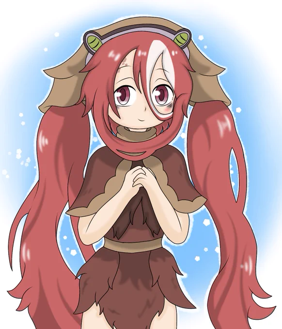 今回はパッコヤンの服を着ているヴエコ#メイドインアビス #miabyss #ヴエコ #ヴエロエルコ #vueko 