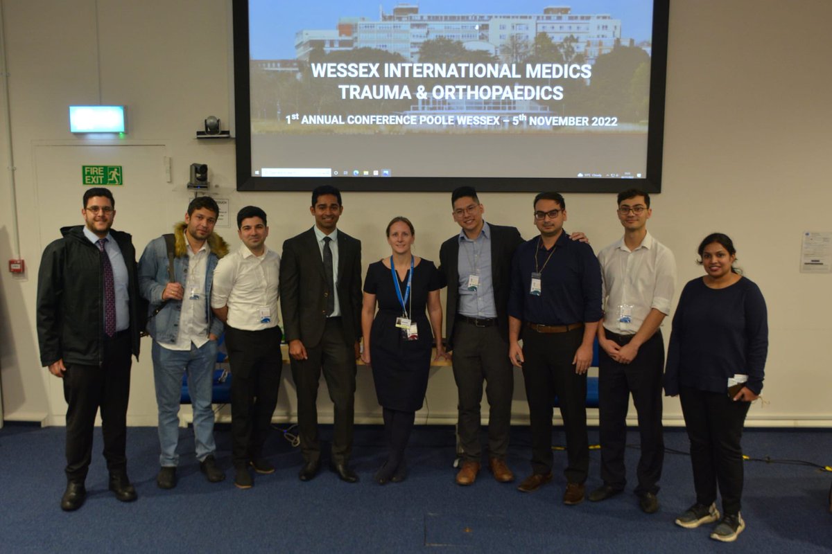 Fantastic first national conference of <a href="/WIMTOrtho/">Wessex International Medics in T&O</a> for IMGs in T&amp;O. First network and forum of its kind, developed and run at <a href="/UHD_NHS/">University Hospitals Dorset NHS Foundation Trust</a>. Thanks to all who attended, presented, and sponsored the day, including <a href="/UHD_NHS/">University Hospitals Dorset NHS Foundation Trust</a> Orthopaedic Consultants, <a href="/the_mdu/">The MDU</a>, <a href="/mindthebleep/">Mind the Bleep</a>, <a href="/RCSEd/">The Royal College of Surgeons of Edinburgh</a>.
